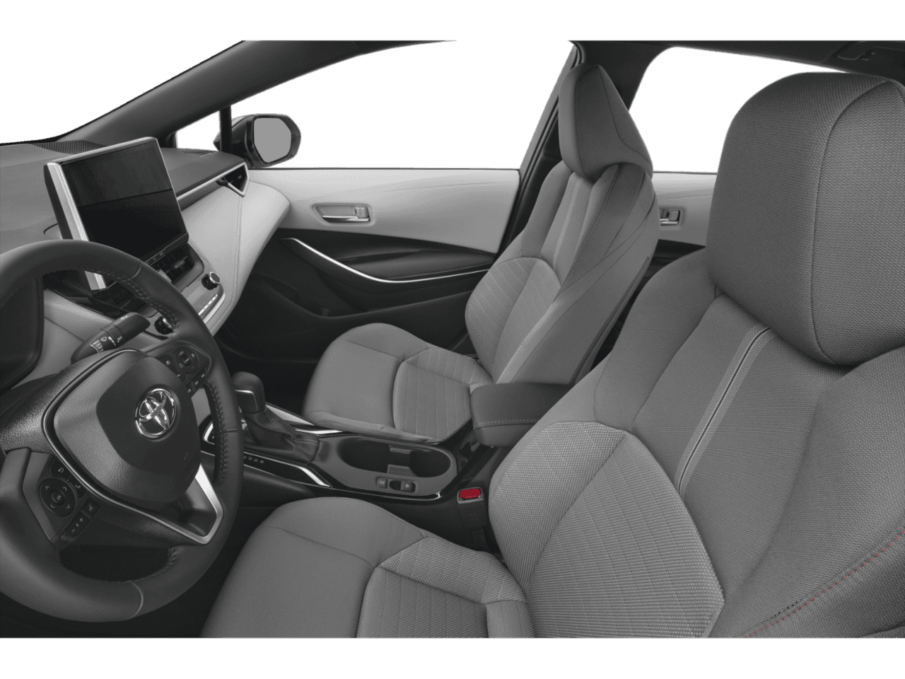 2025 Toyota Corolla FX - Interior Driver's Side with Door Open, Front Seat Feature