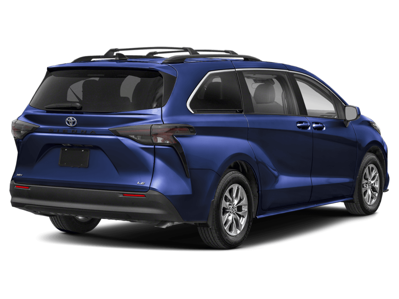 2025 Toyota Sienna LE - Rear 3/4, facing to the right