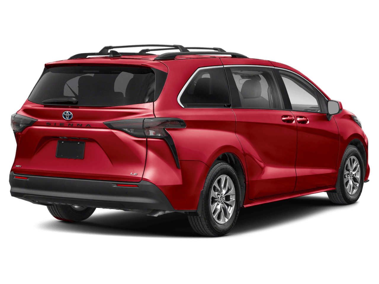 2025 Toyota Sienna LE - Rear 3/4, facing to the right