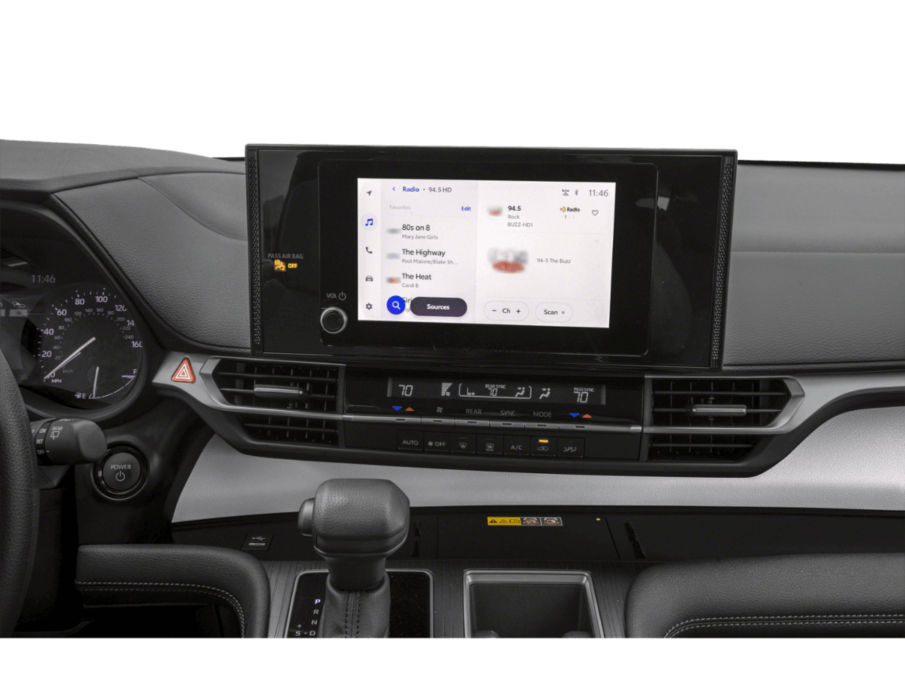 2025 Toyota Sienna LE - Interior Stereo System