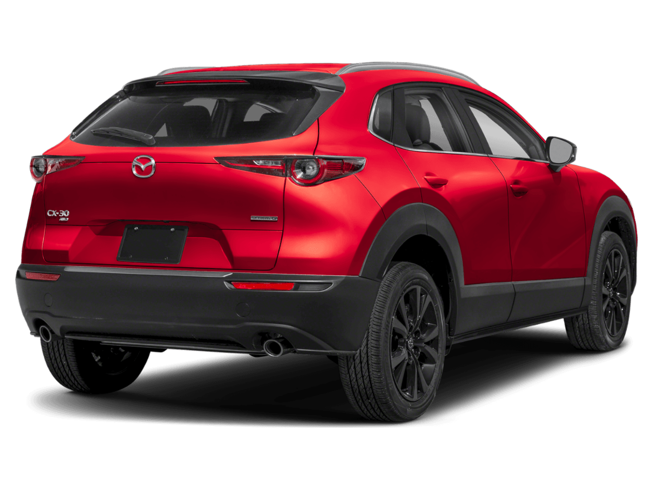 2025 Mazda CX-30 2.5 - Rear 3/4, facing to the right