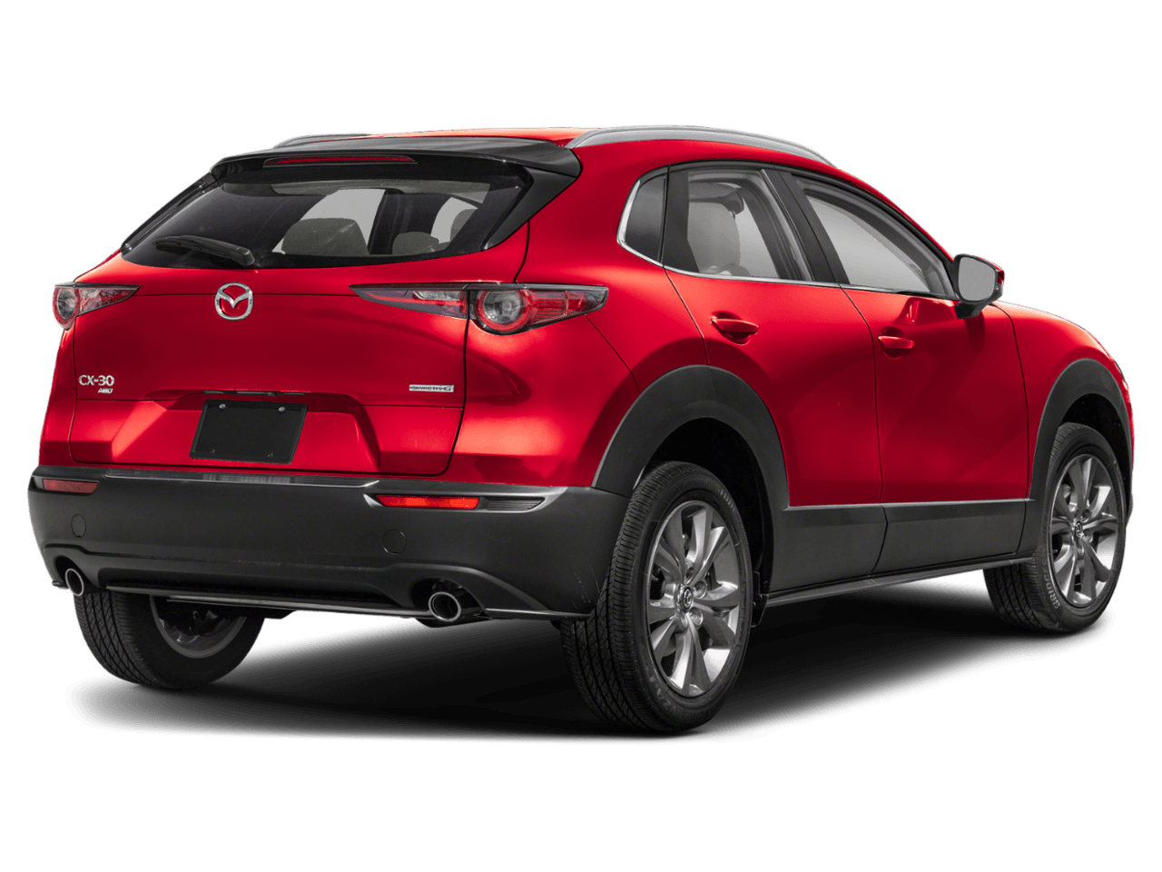 2025 Mazda CX-30 2.5 - Rear 3/4, facing to the right