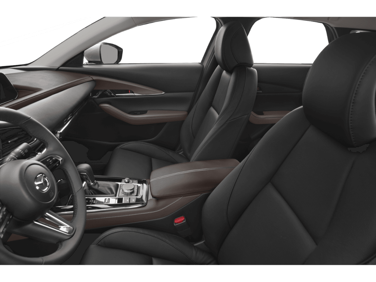 2025 Mazda CX-30 2.5 S Premium Package - Interior Driver's Side with Door Open, Front Seat Feature