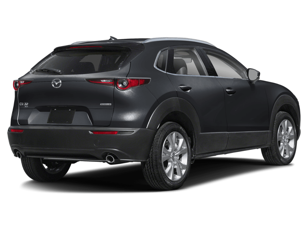 2025 Mazda CX-30 2.5 S Premium Package - Rear 3/4, facing to the right