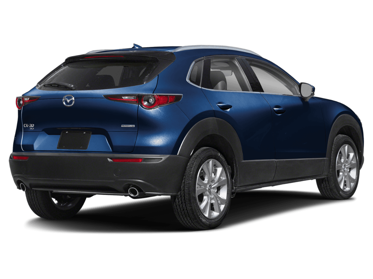 2025 Mazda CX-30 2.5 S Premium Package - Rear 3/4, facing to the right
