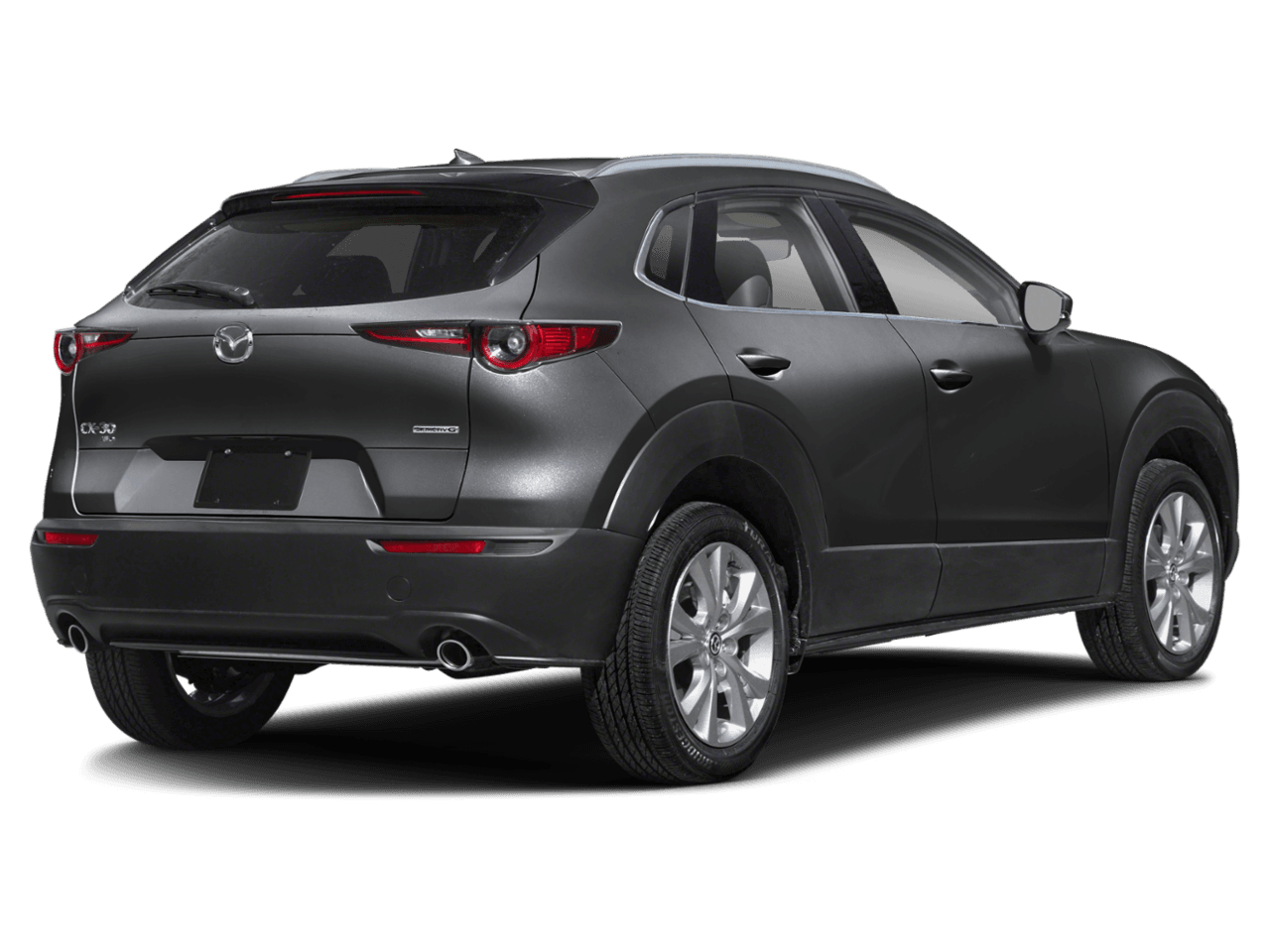 2025 Mazda CX-30 2.5 S Premium Package - Rear 3/4, facing to the right