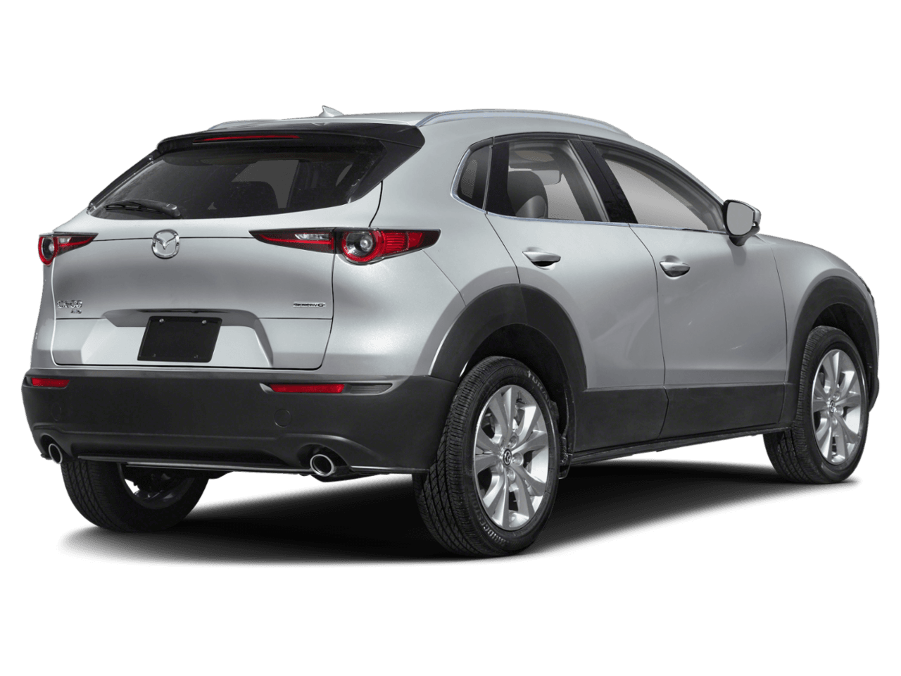 2025 Mazda CX-30 2.5 S Premium Package - Rear 3/4, facing to the right