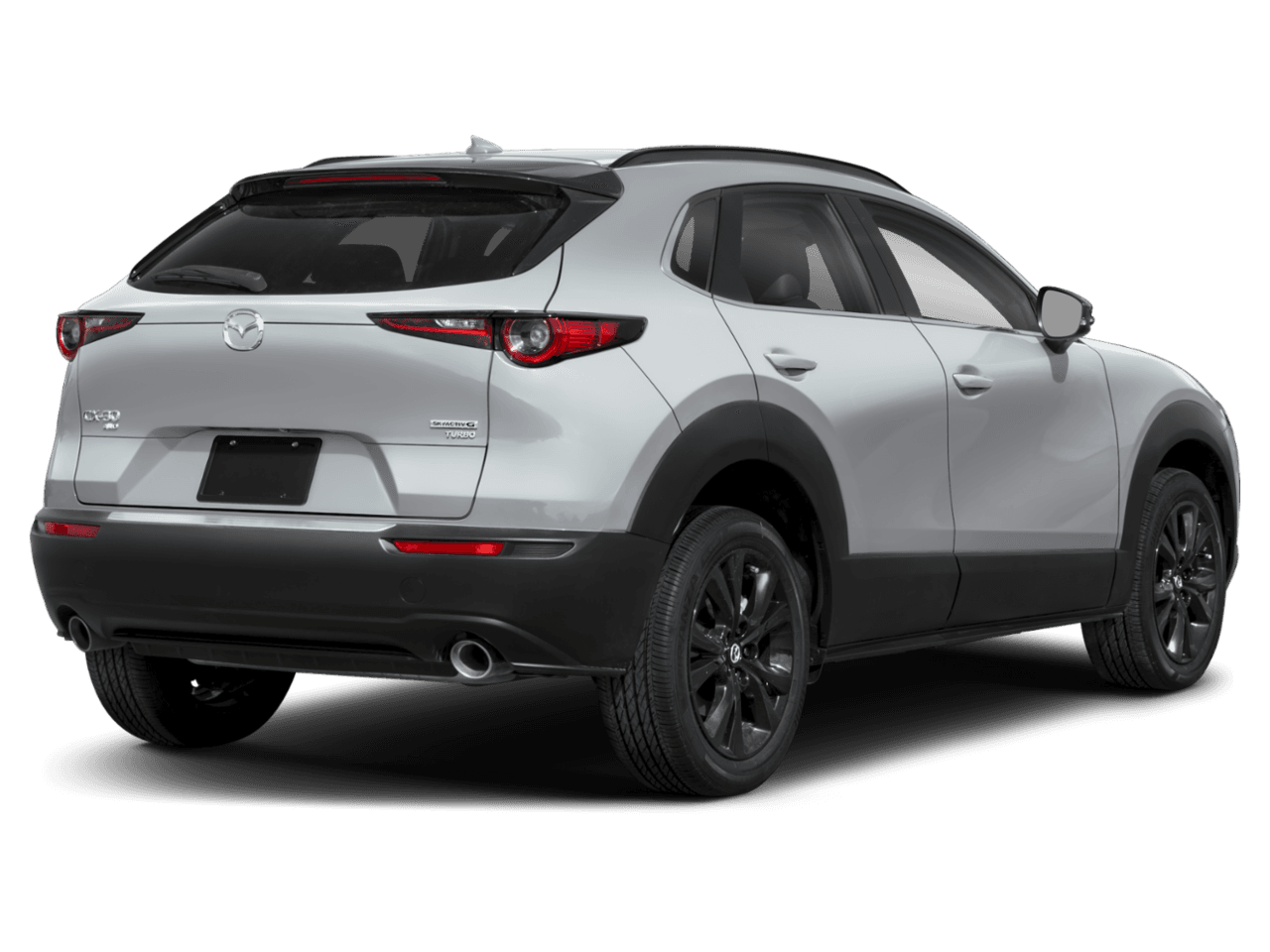 2025 Mazda CX-30 2.5 Turbo Premium Package - Rear 3/4, facing to the right