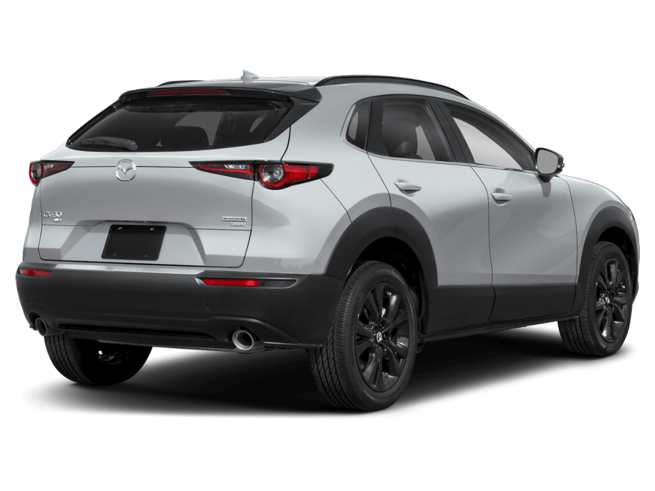 2025 Mazda CX-30 2.5 Turbo Premium Package - Rear 3/4, facing to the right