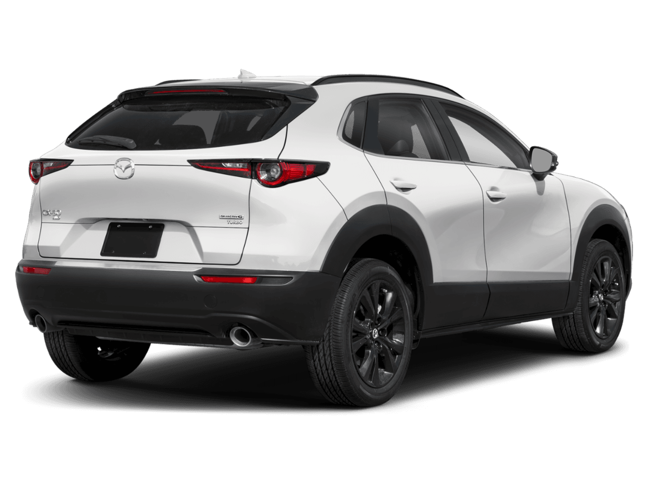 2025 Mazda CX-30 2.5 Turbo Premium Package - Rear 3/4, facing to the right