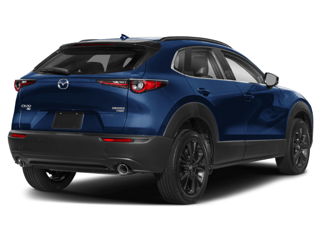 2025 Mazda CX-30 2.5 Turbo Premium Plus Package - Rear 3/4, facing to the right