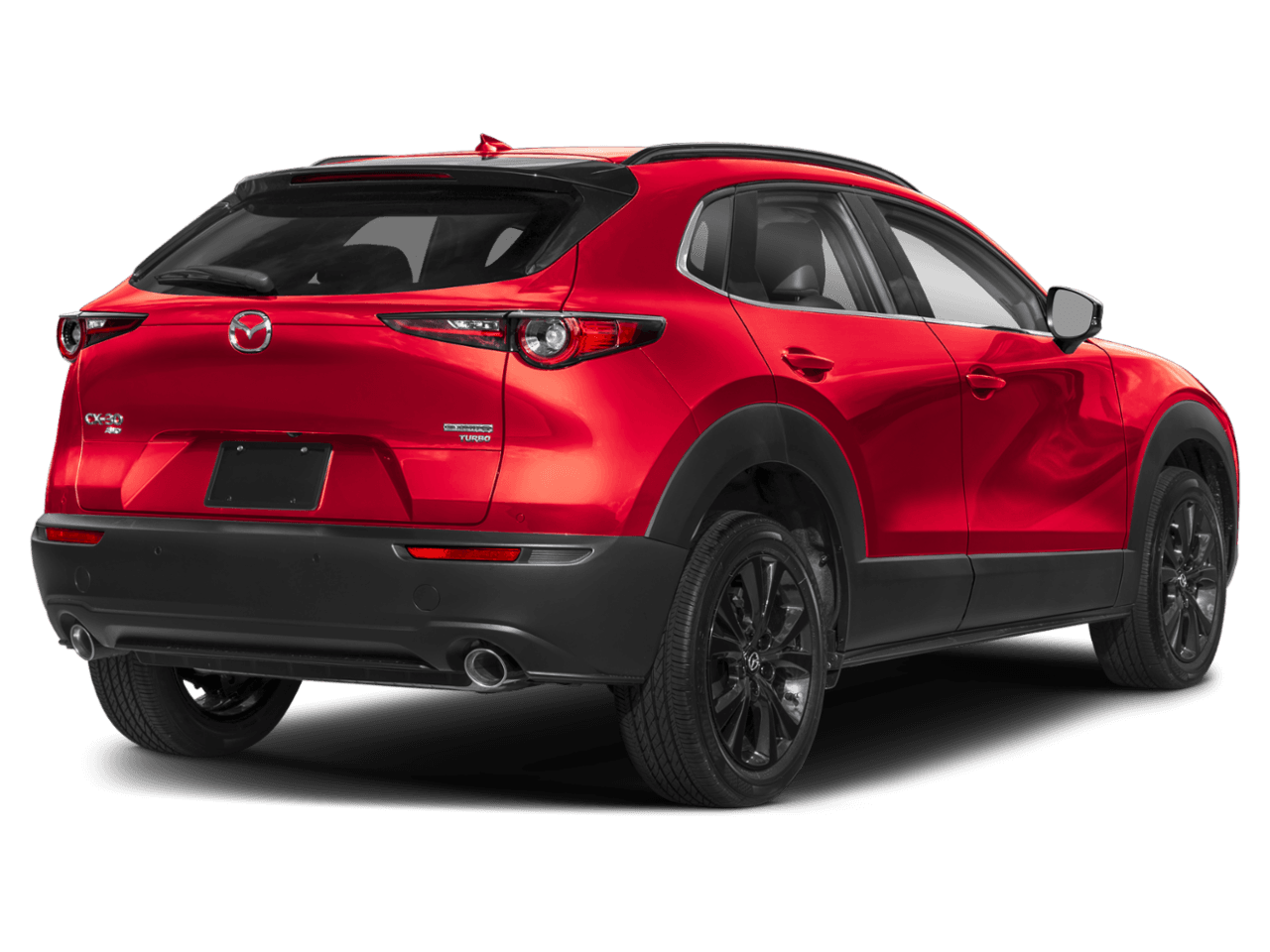 2025 Mazda CX-30 2.5 - Rear 3/4, facing to the right