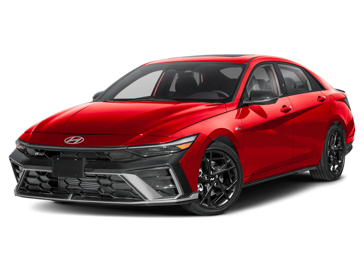 2025 Hyundai Elantra N - Front 3/4, facing to the left