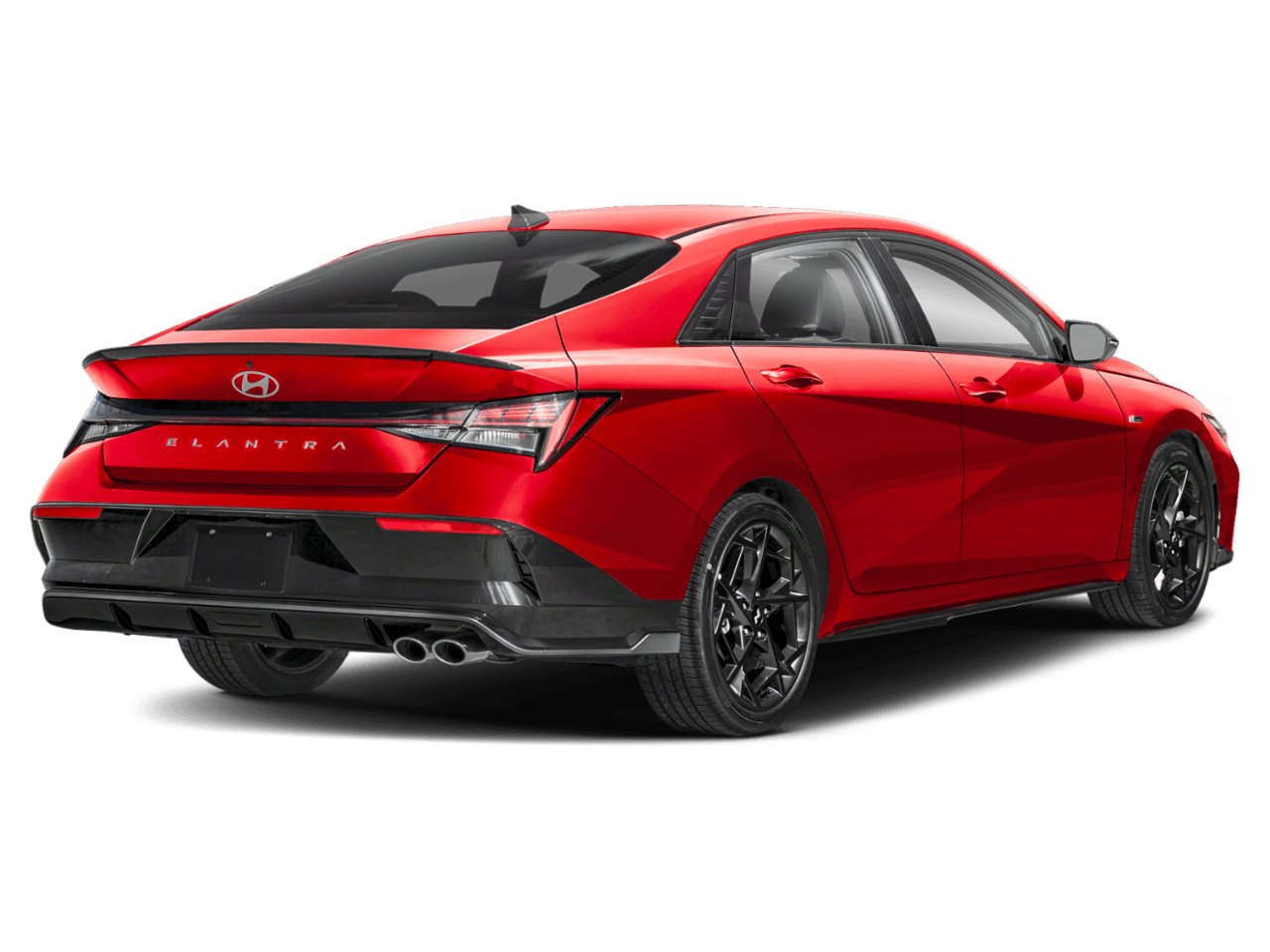 2025 Hyundai Elantra N - Rear 3/4, facing to the right