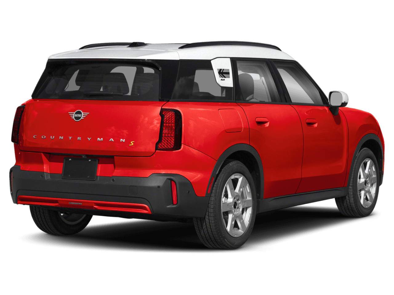2025 MINI Countryman Cooper SE - Rear 3/4, facing to the right