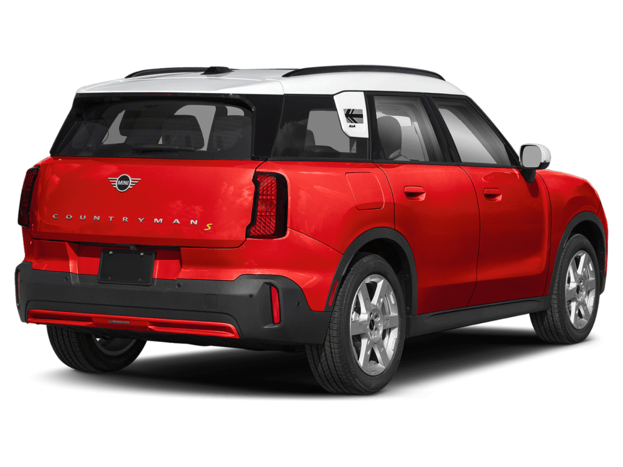 2025 MINI Countryman Cooper SE - Rear 3/4, facing to the right