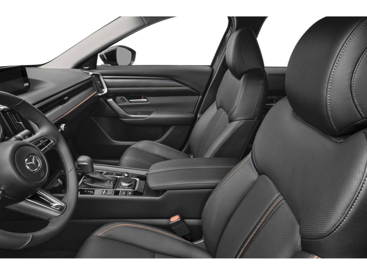 2025 Mazda CX-50 Hybrid Premium Package - Interior Driver's Side with Door Open, Front Seat Feature