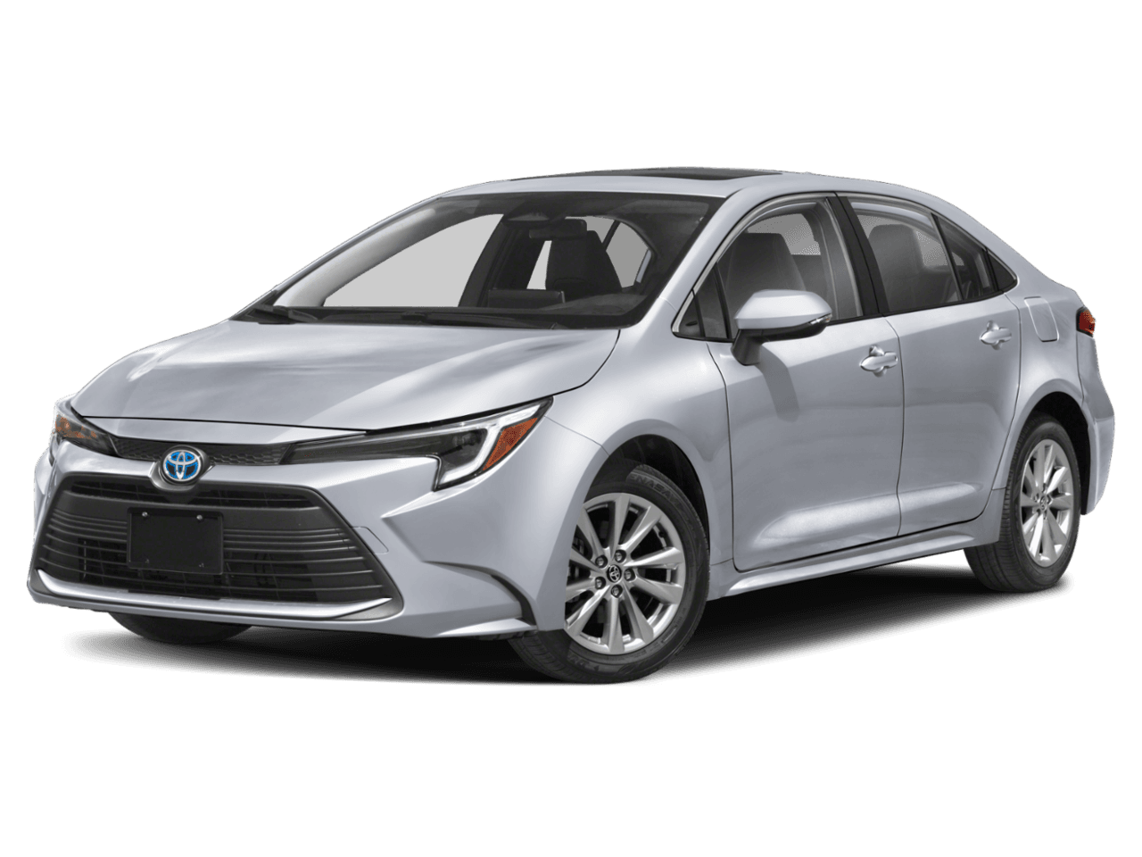 2025 Toyota Corolla Hybrid XLE - Front 3/4, facing to the left