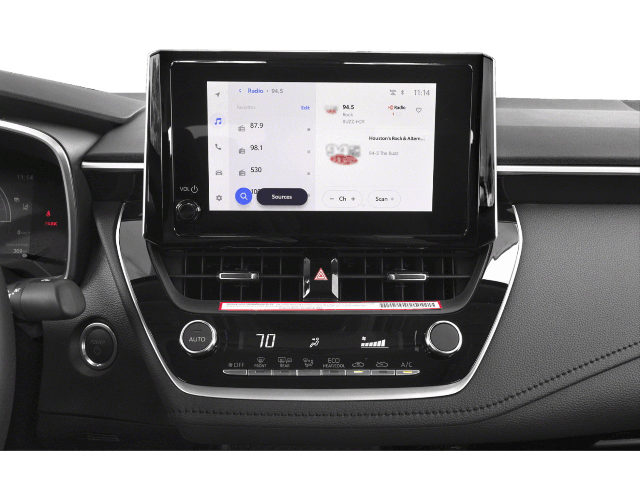 2025 Toyota Corolla Hybrid XLE - Interior Stereo System