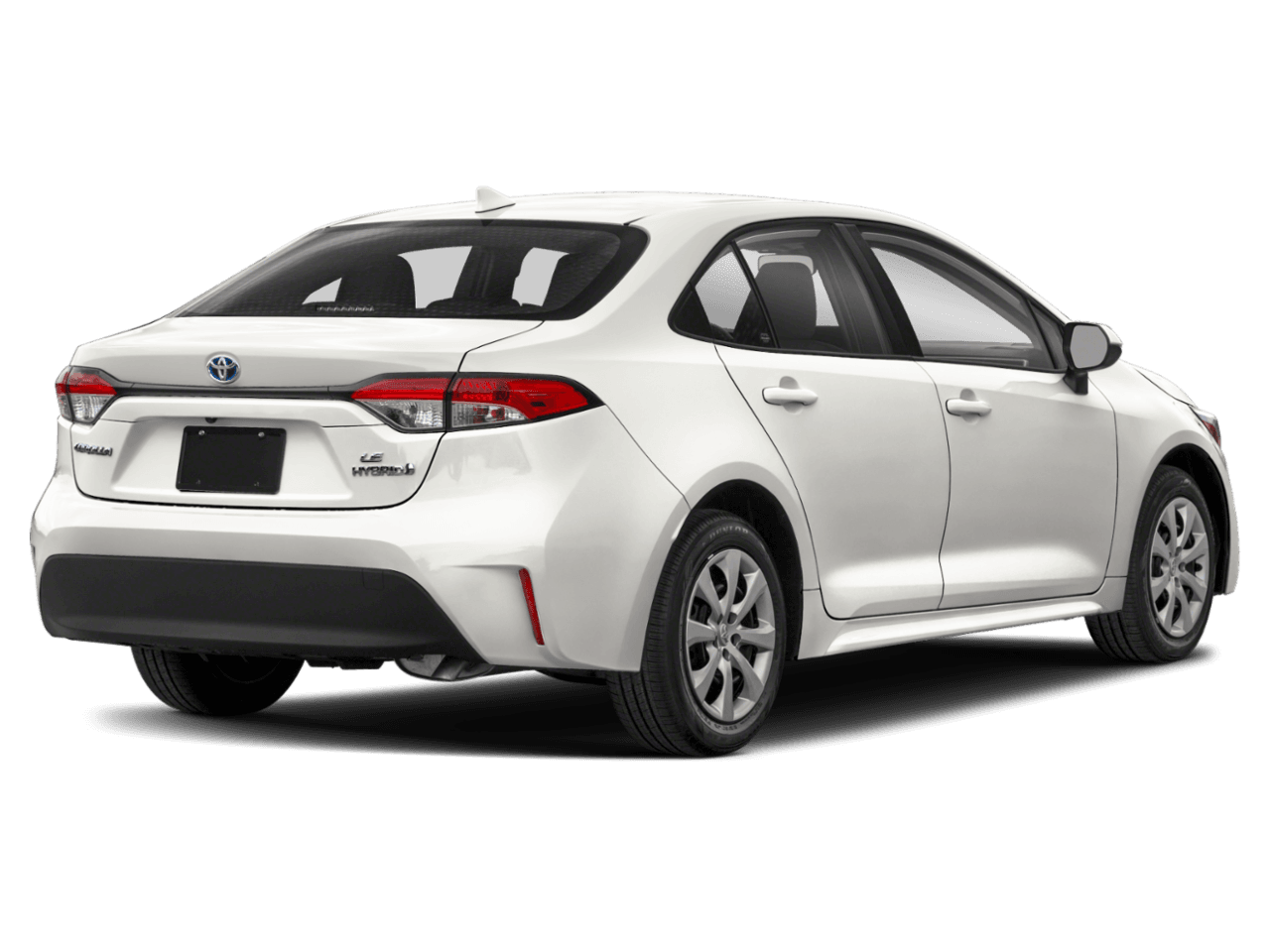 2025 Toyota Corolla Hybrid LE - Rear 3/4, facing to the right