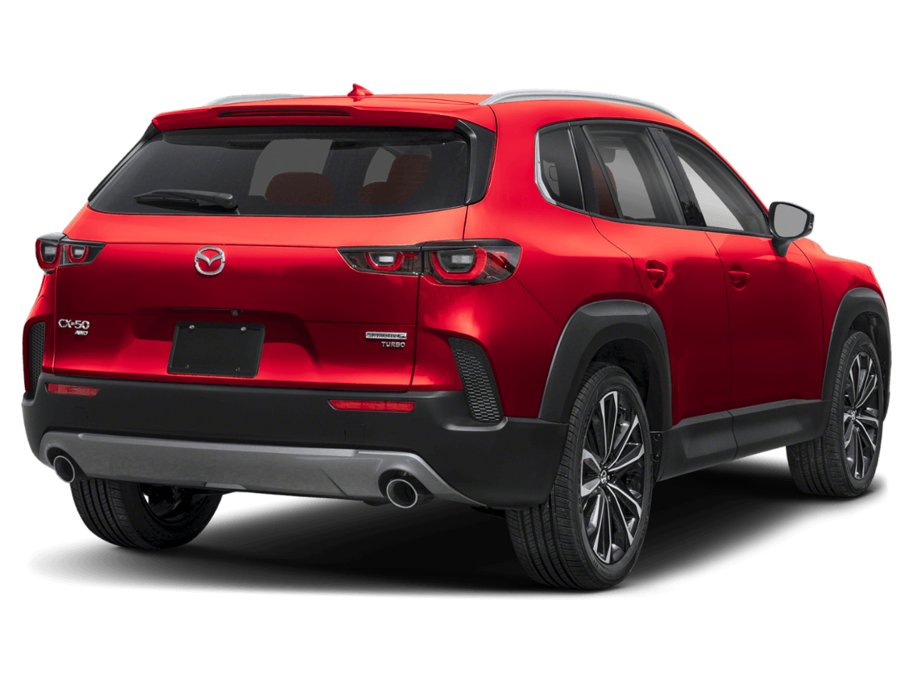 2025 Mazda CX-50 2.5 Turbo Premium Package - Rear 3/4, facing to the right