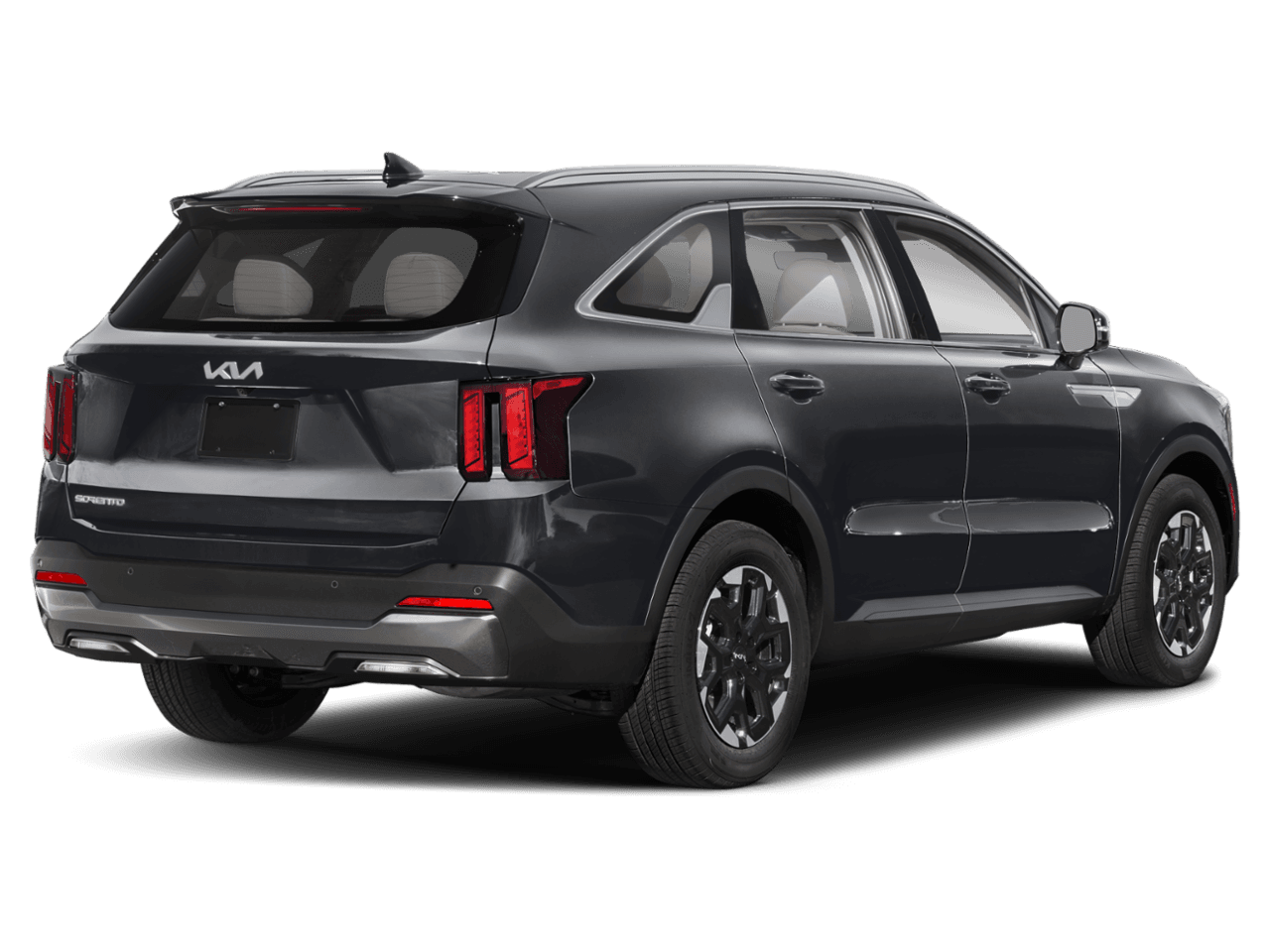 2025 Kia Sorento S - Rear 3/4, facing to the right