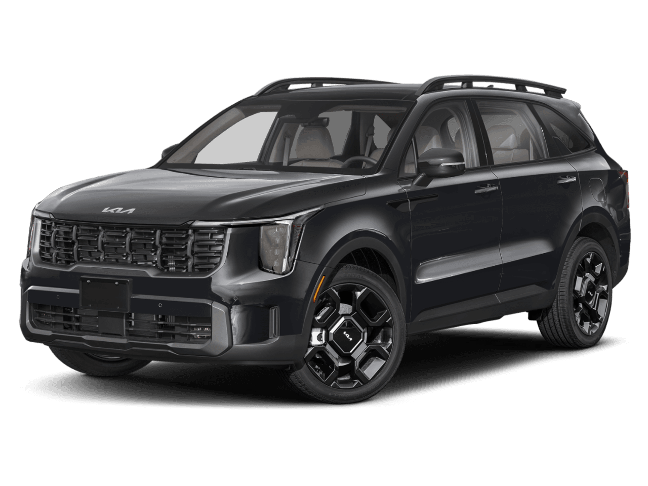 2025 Kia Sorento X-Line - Front 3/4, facing to the left