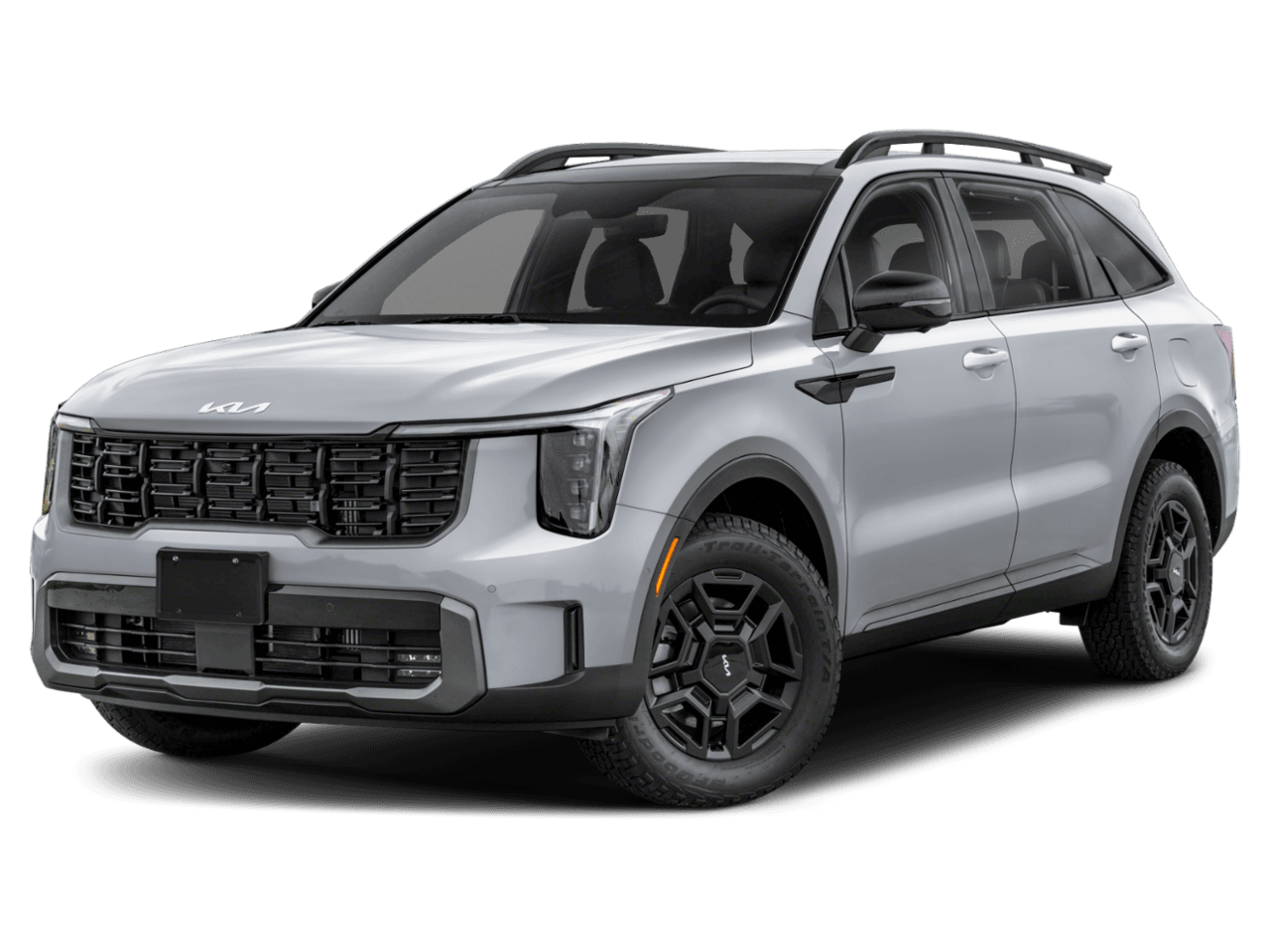 2025 Kia Sorento X-Pro - Front 3/4, facing to the left