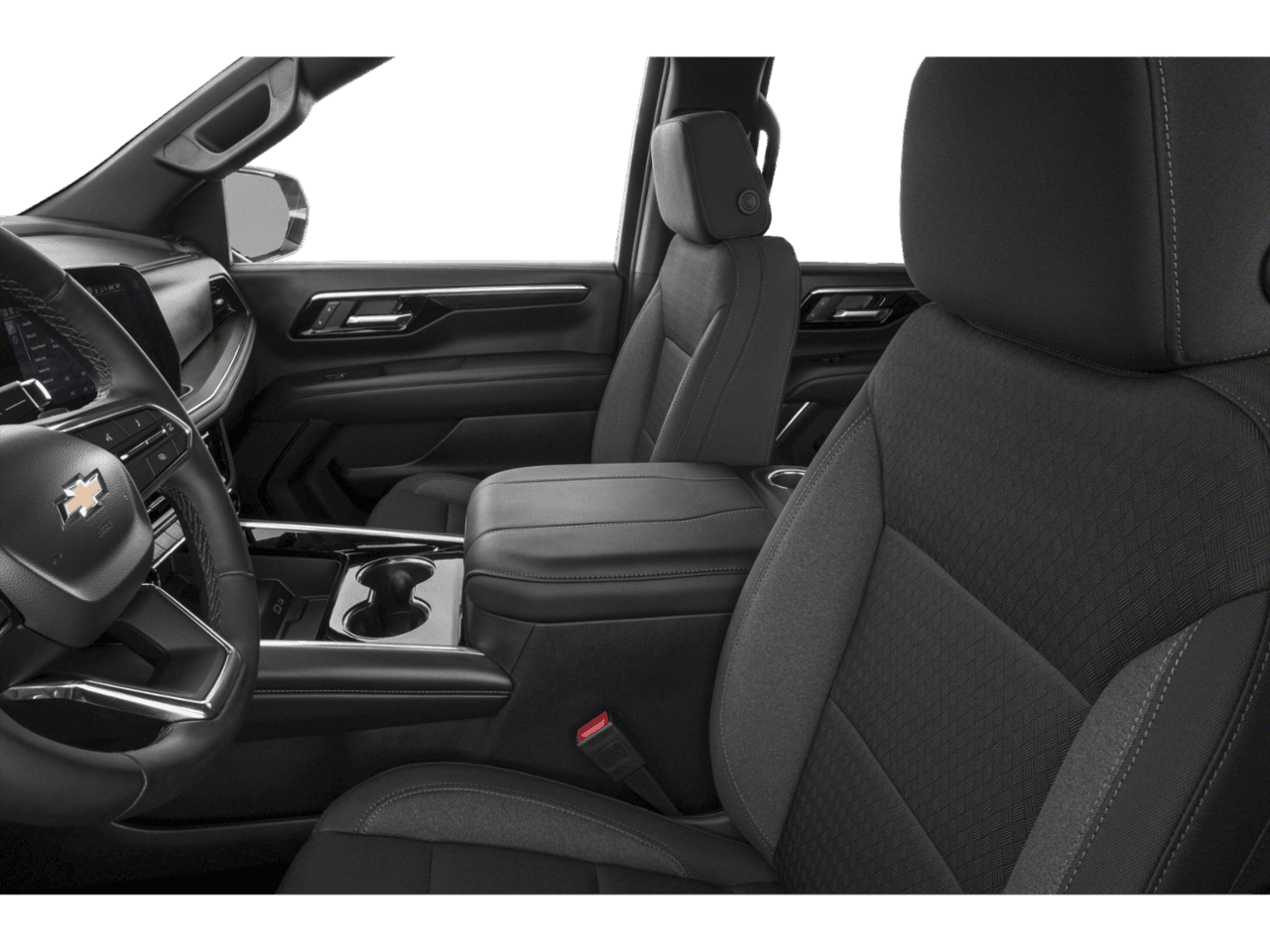 2025 Chevrolet Suburban LS - Interior Driver's Side with Door Open, Front Seat Feature