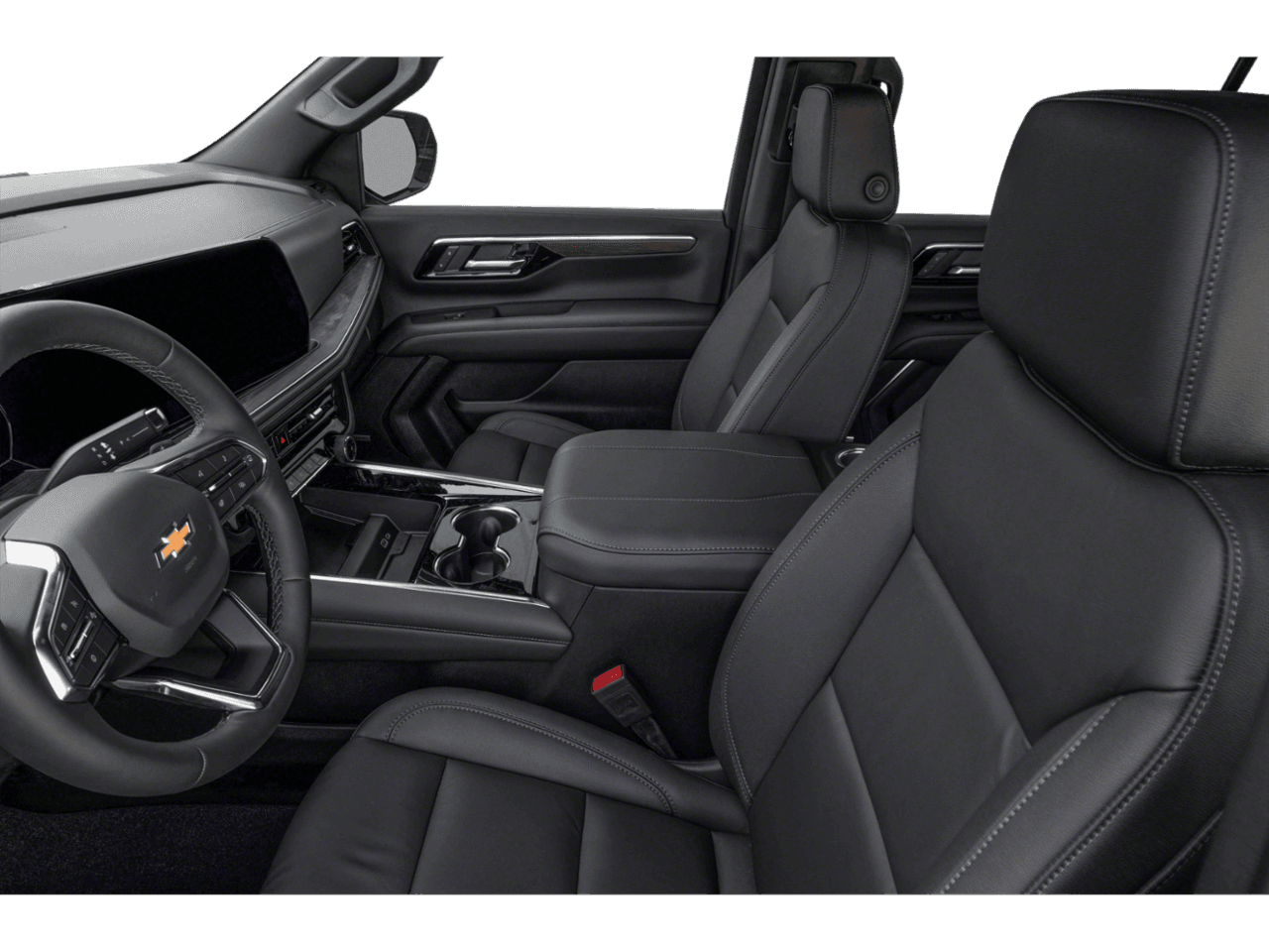 2025 Chevrolet Suburban LT - Interior Driver's Side with Door Open, Front Seat Feature