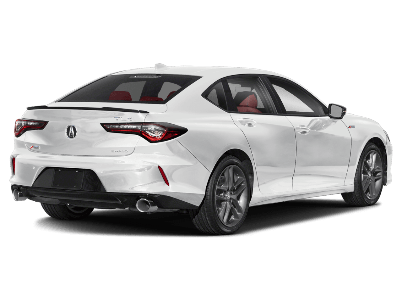 2025 Acura TLX SH-AWD - Rear 3/4, facing to the right