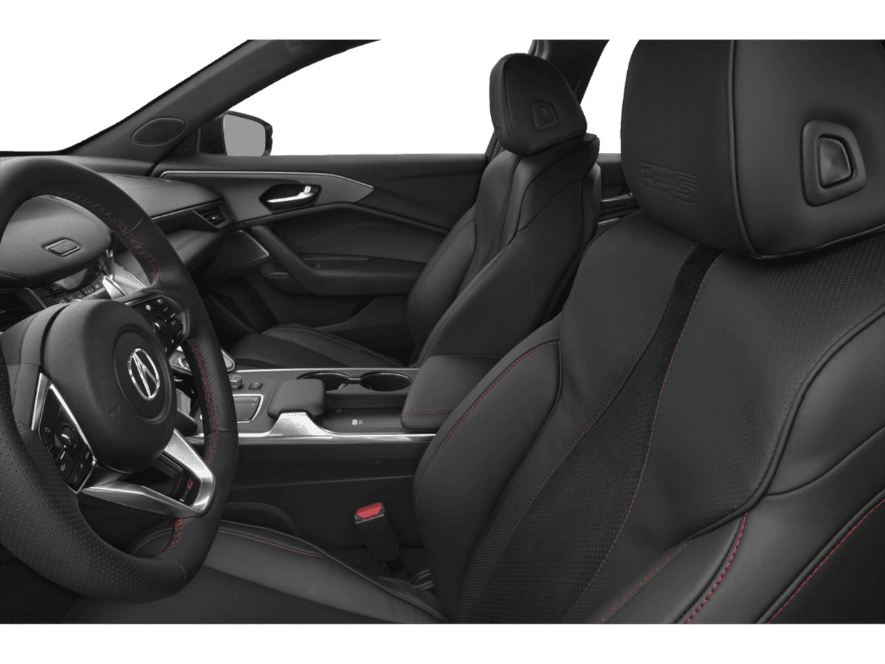 2025 Acura TLX Type S - Interior Driver's Side with Door Open, Front Seat Feature