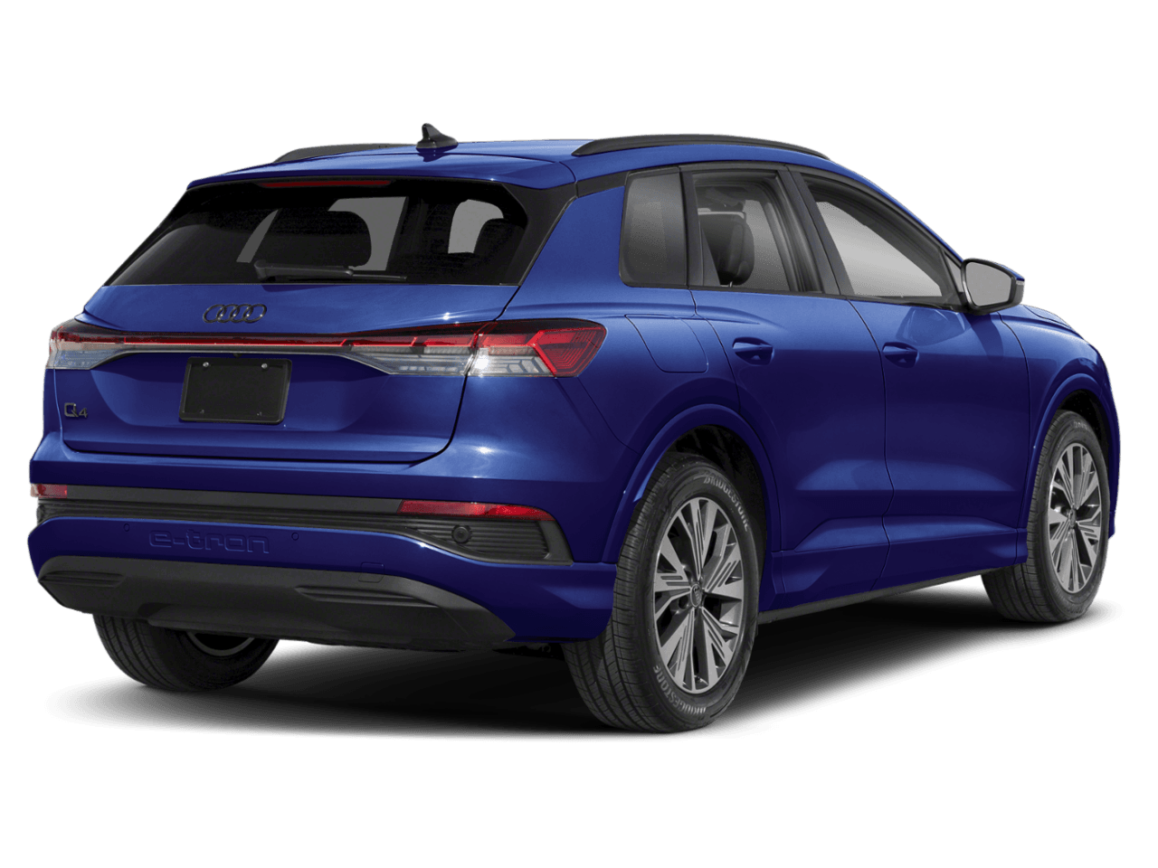 2025 Audi Q4 e-tron Premium - Rear 3/4, facing to the right