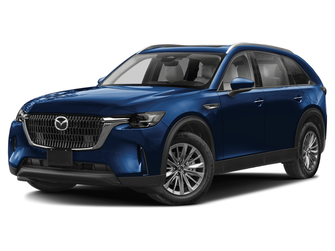 2025 Mazda CX-90 PHEV Preferred Package - Front 3/4, facing to the left
