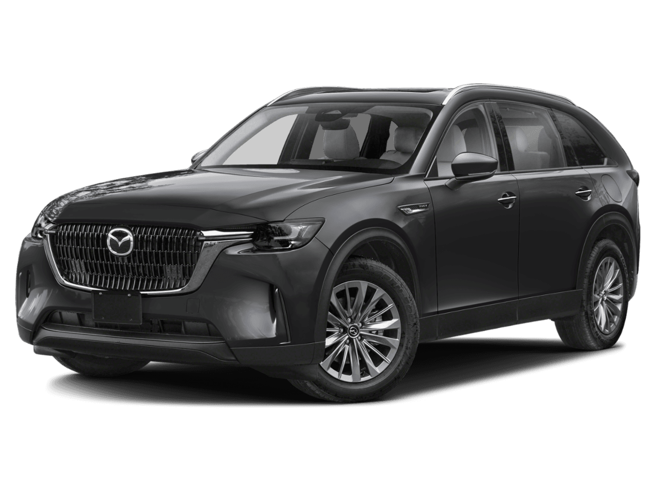 2025 Mazda CX-90 PHEV Preferred Package - Front 3/4, facing to the left