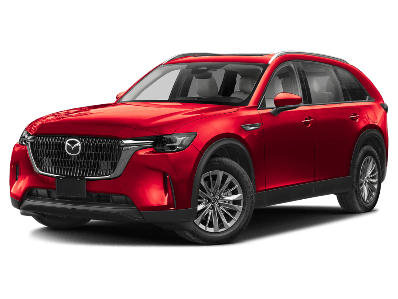 2025 Mazda CX-90 PHEV Preferred Package - Front 3/4, facing to the left