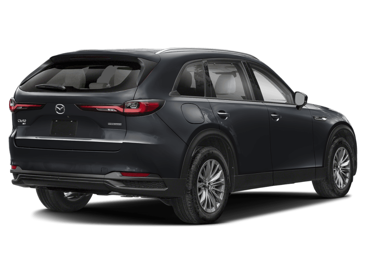 2025 Mazda CX-90 PHEV Preferred Package - Rear 3/4, facing to the right