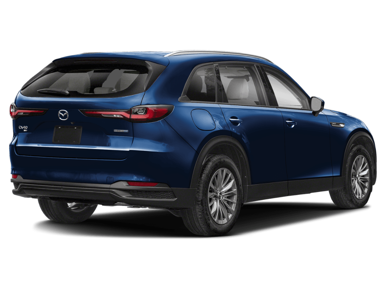 2025 Mazda CX-90 PHEV Preferred Package - Rear 3/4, facing to the right