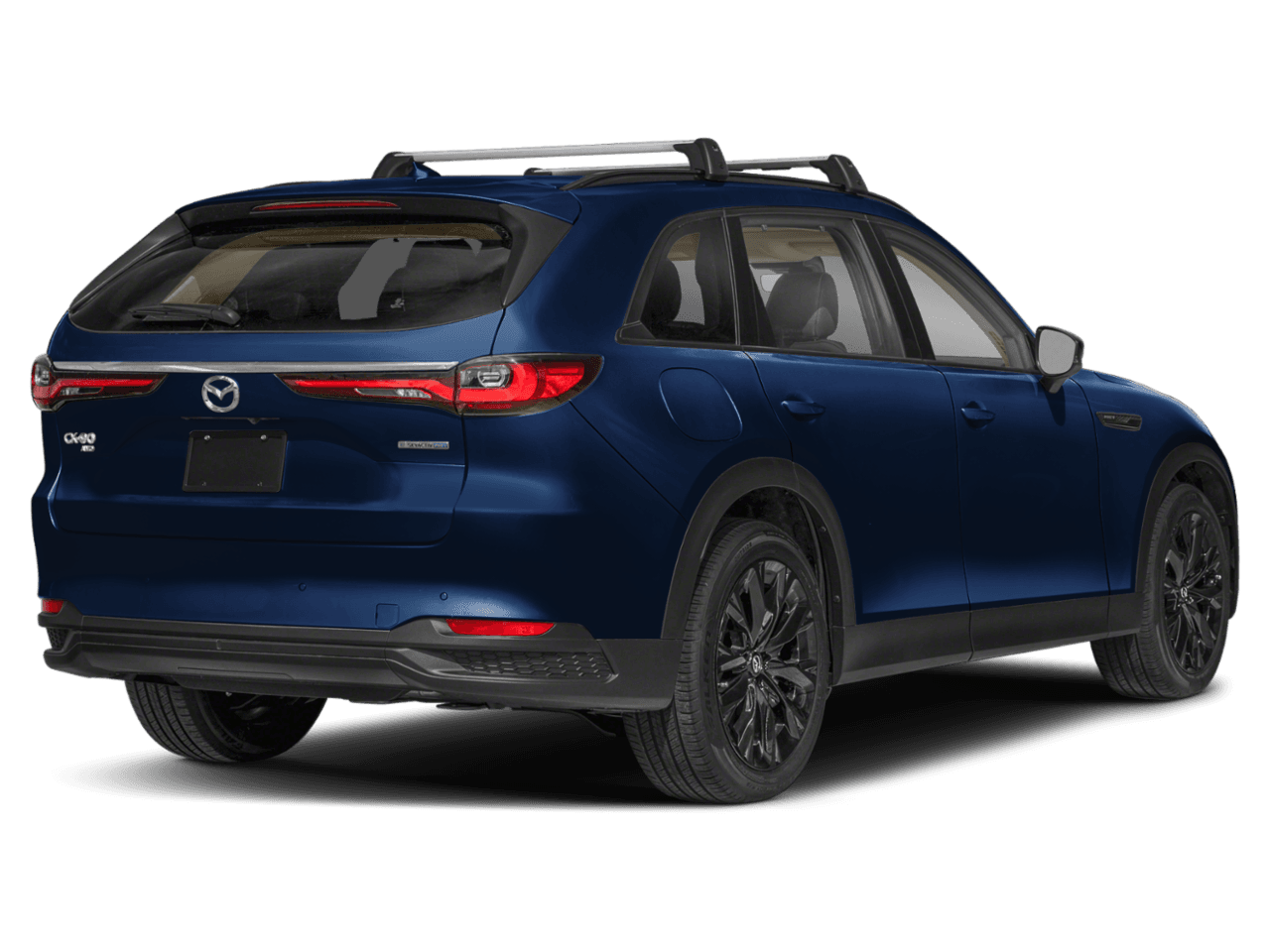 2025 Mazda CX-90 PHEV Premium Sport - Rear 3/4, facing to the right