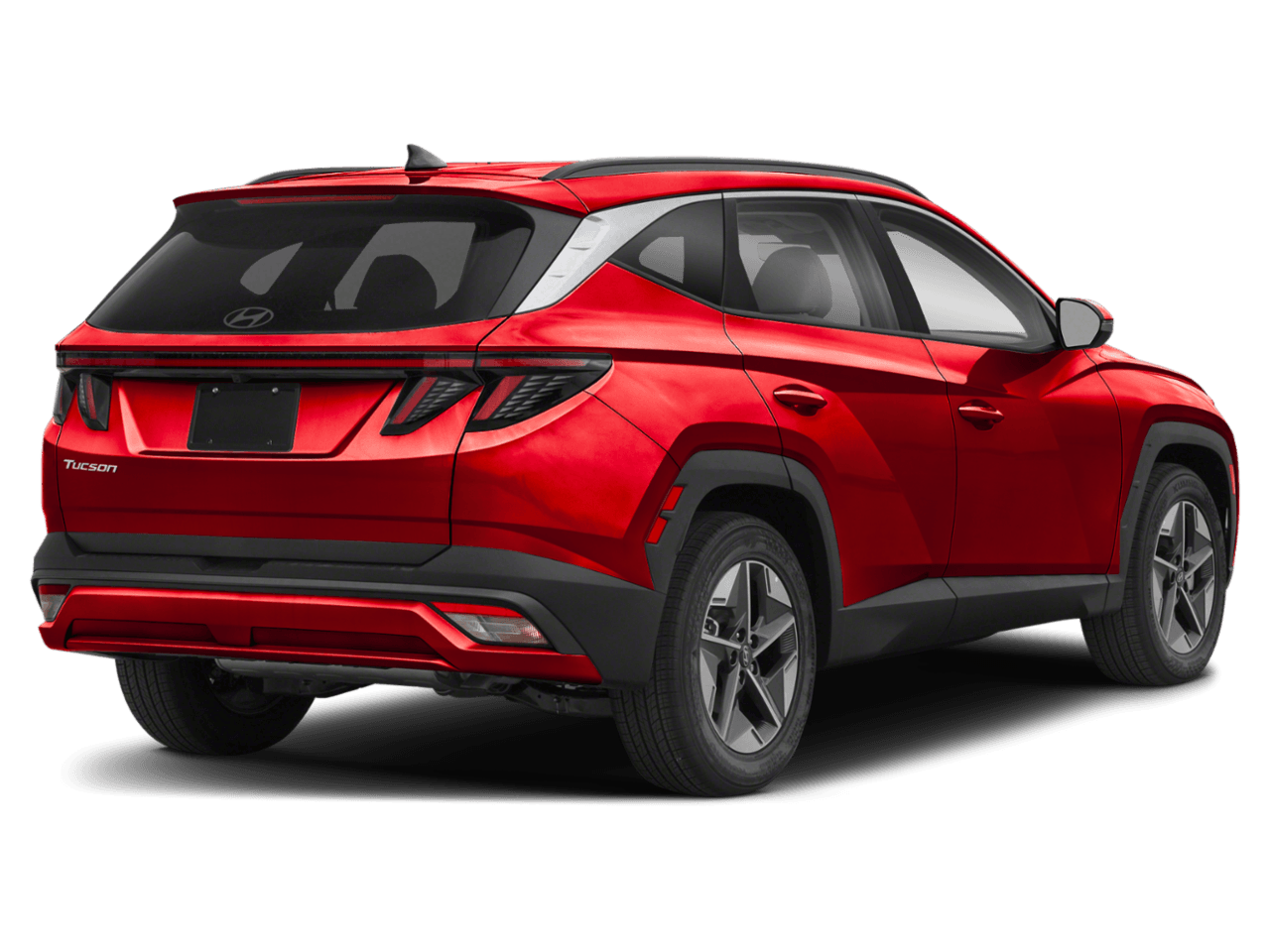 2025 Hyundai Tucson SEL - Rear 3/4, facing to the right