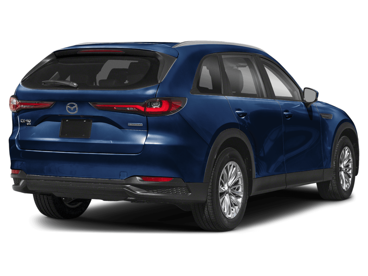 2025 Mazda CX-90 3.3 - Rear 3/4, facing to the right