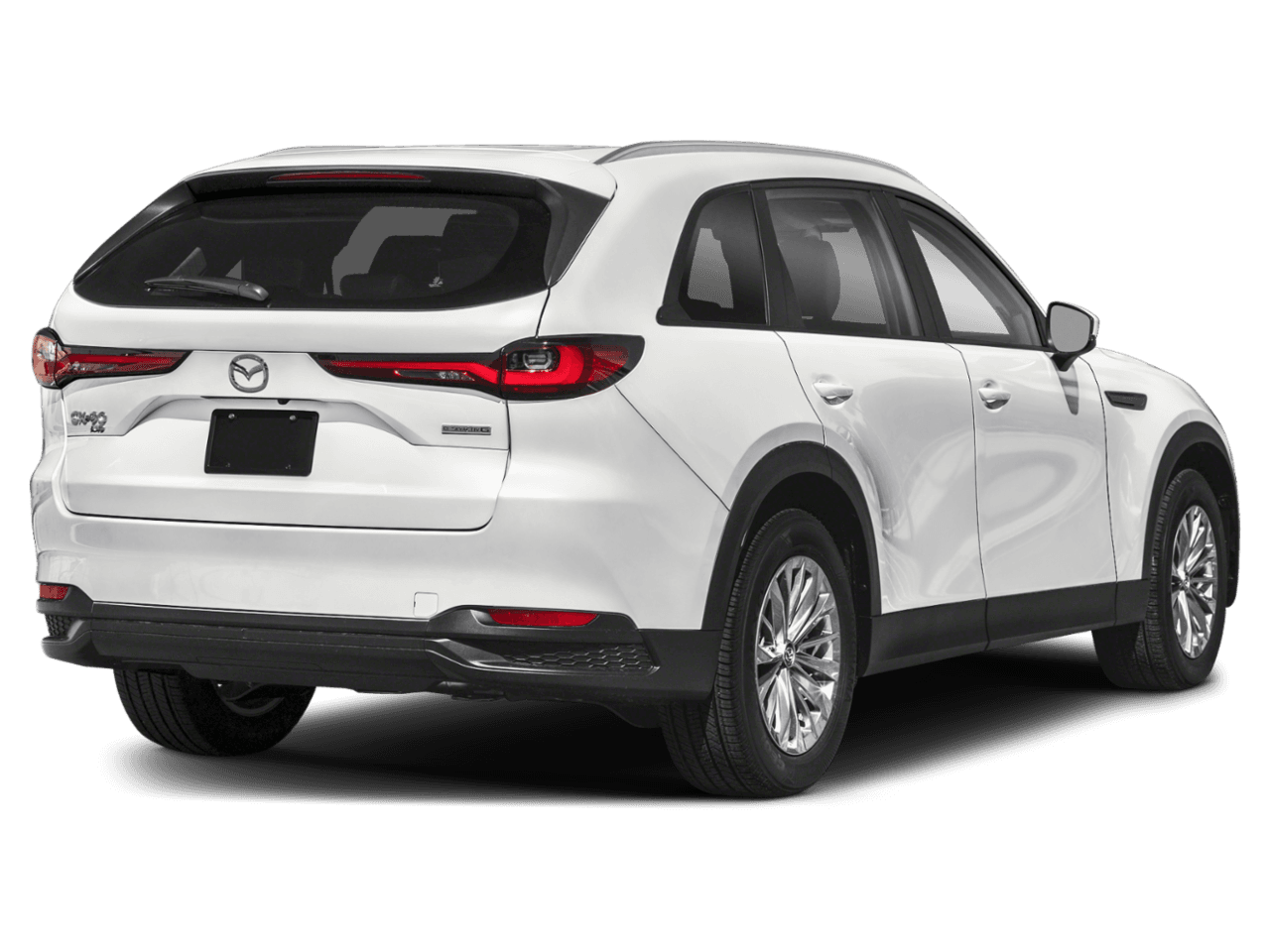 2025 Mazda CX-90 3.3 - Rear 3/4, facing to the right