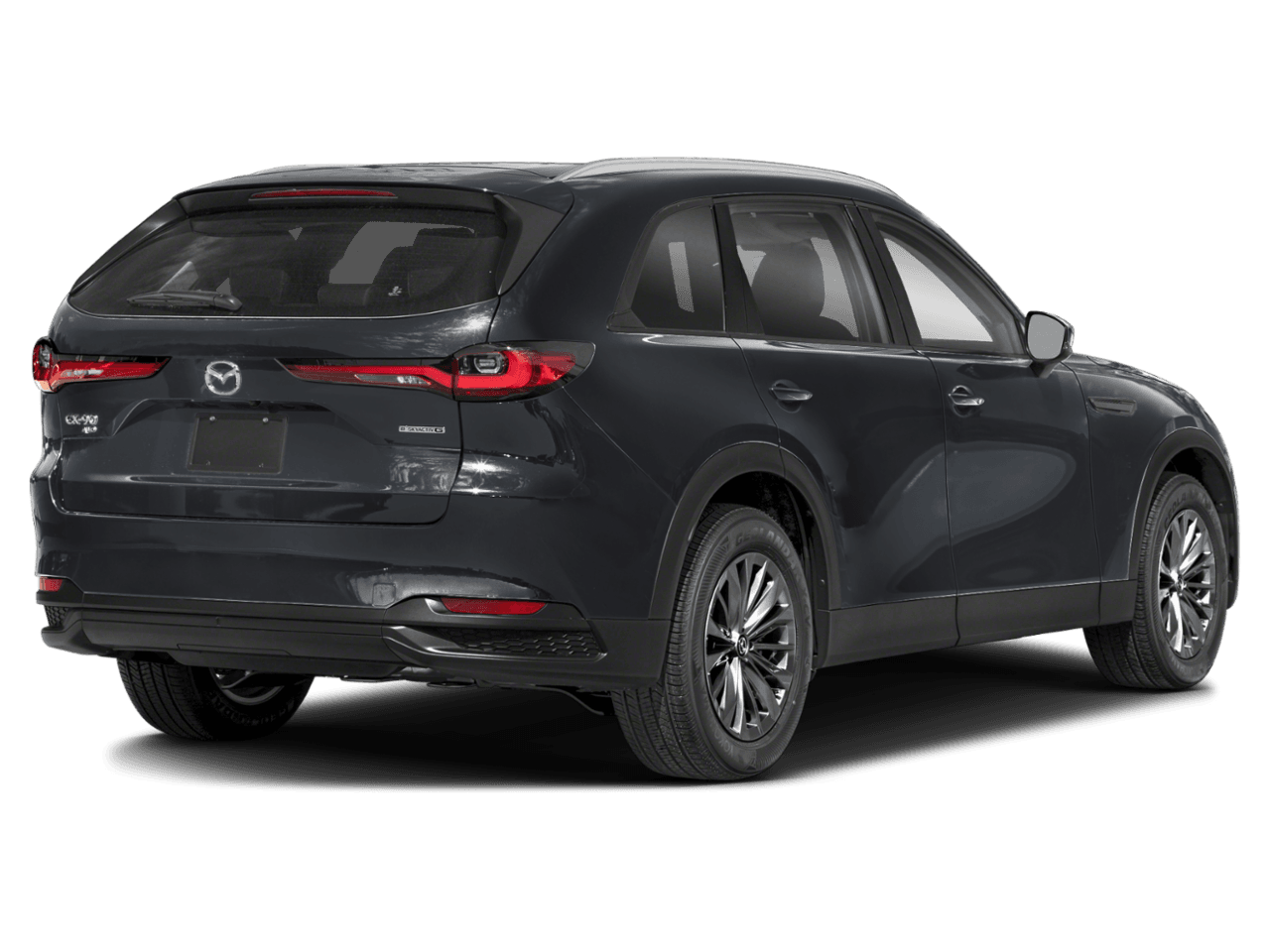 2025 Mazda CX-90 3.3 - Rear 3/4, facing to the right