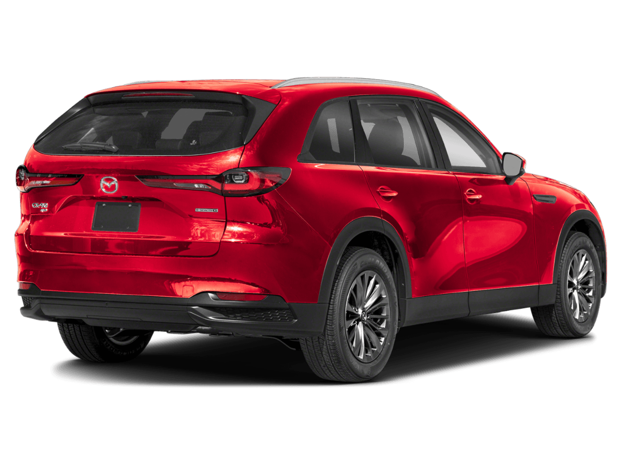 2025 Mazda CX-90 3.3 - Rear 3/4, facing to the right