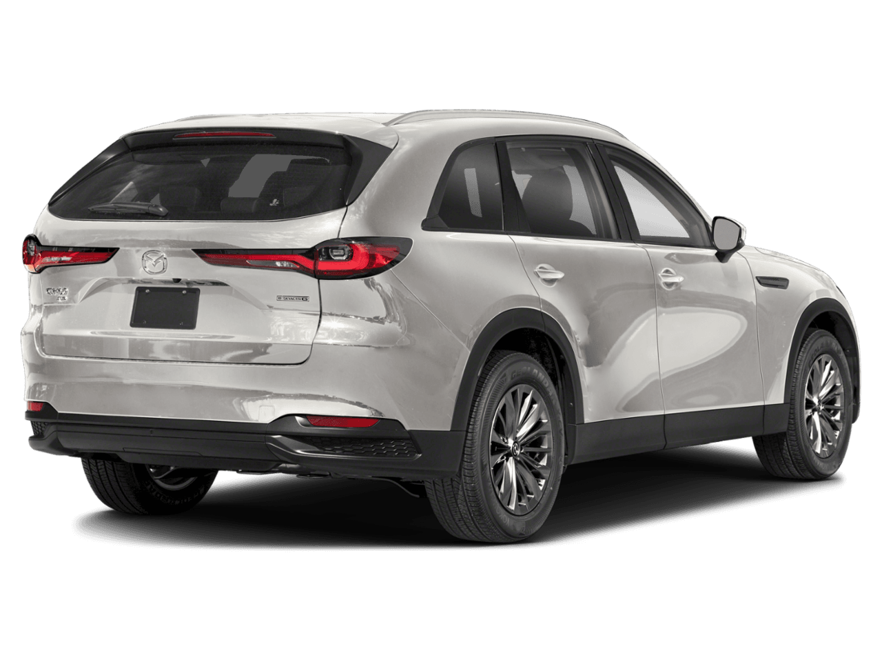 2025 Mazda CX-90 3.3 - Rear 3/4, facing to the right