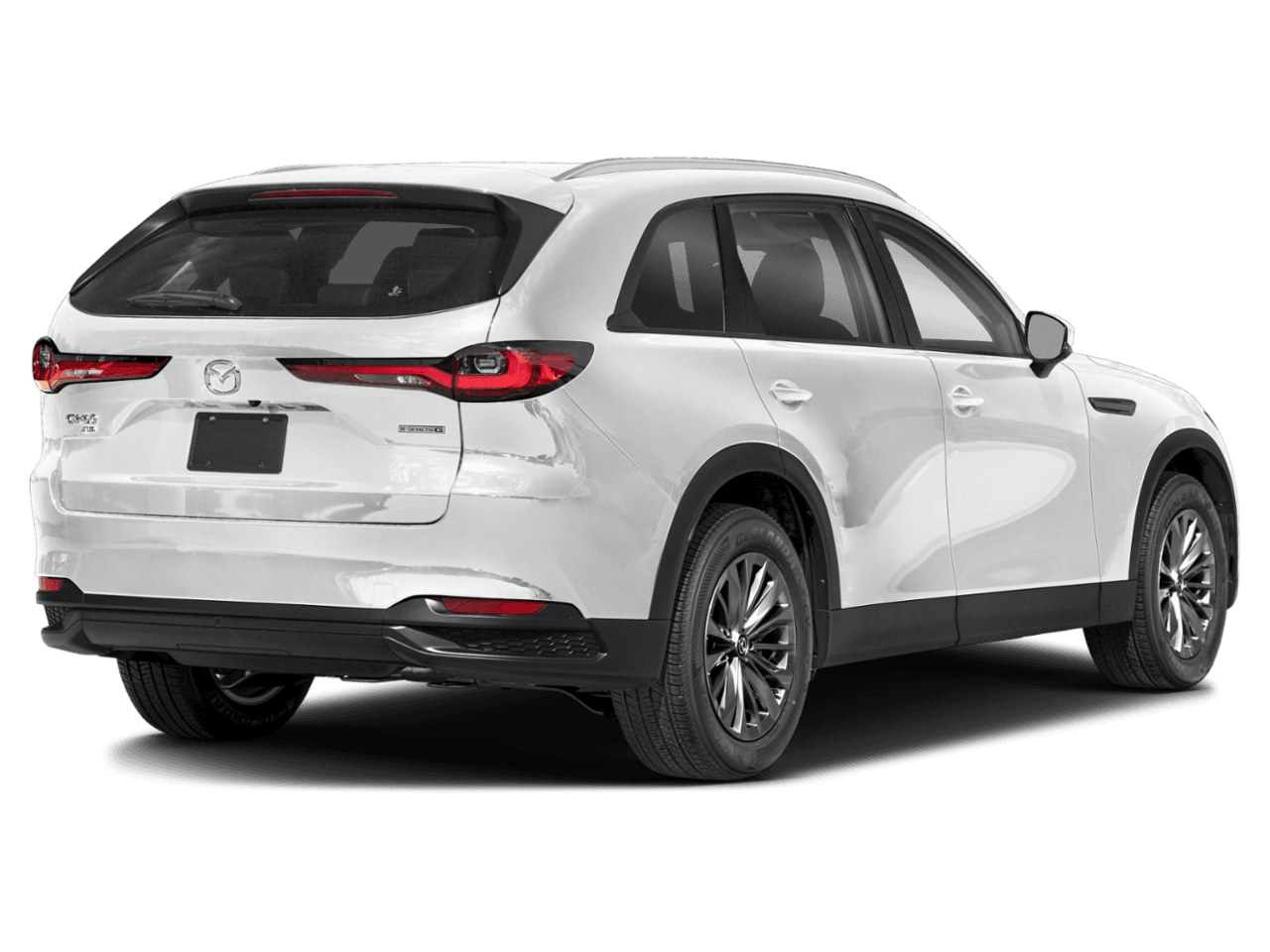 2025 Mazda CX-90 3.3 - Rear 3/4, facing to the right