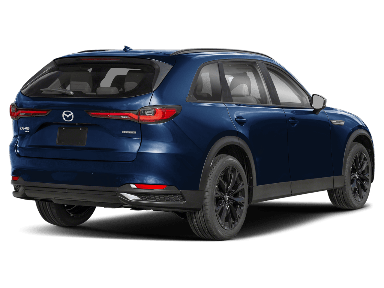 2025 Mazda CX-90 3.3 - Rear 3/4, facing to the right