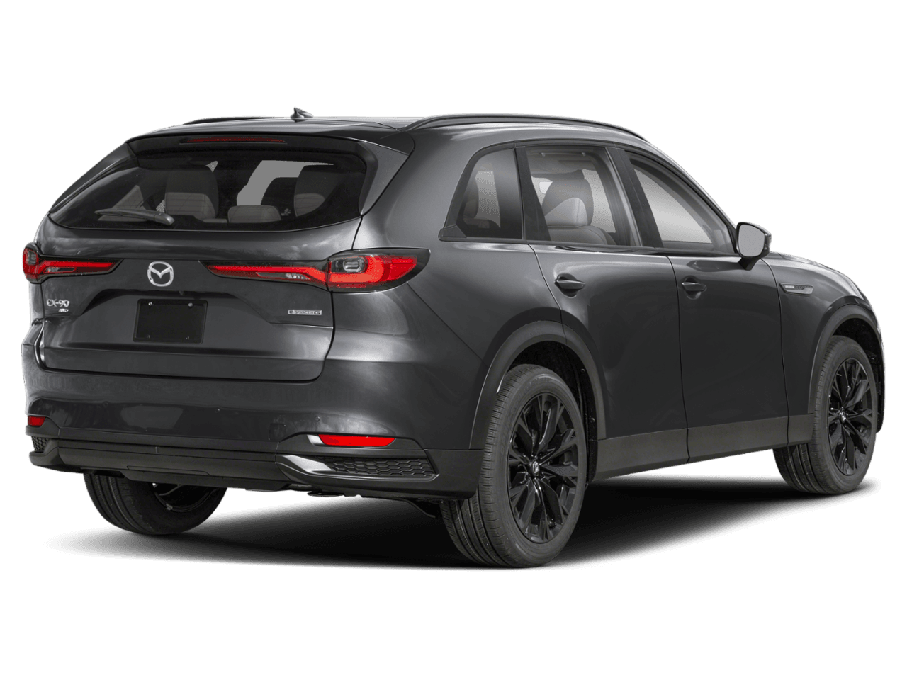 2025 Mazda CX-90 3.3 - Rear 3/4, facing to the right