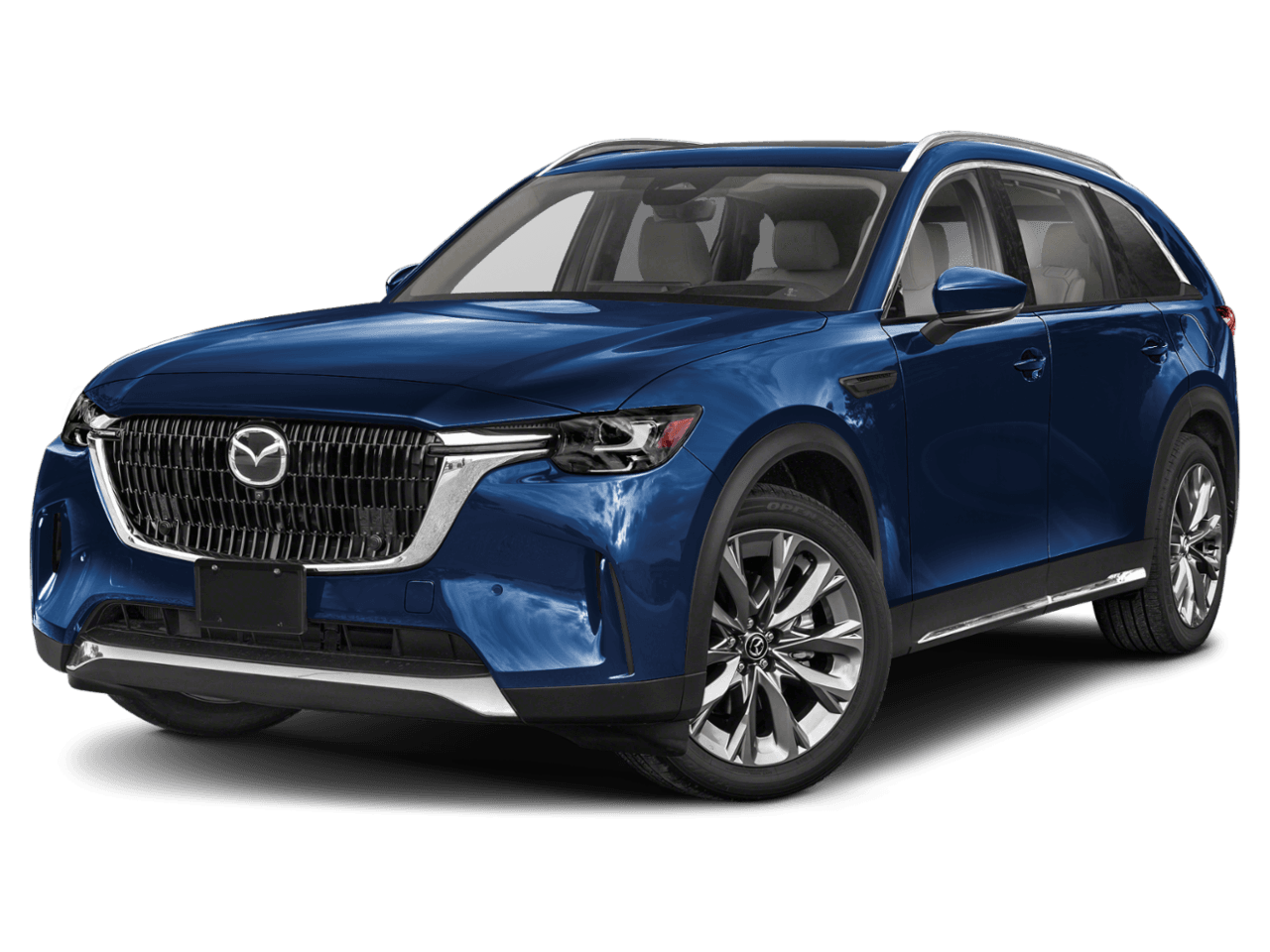 2025 Mazda CX-90 3.3 - Front 3/4, facing to the left