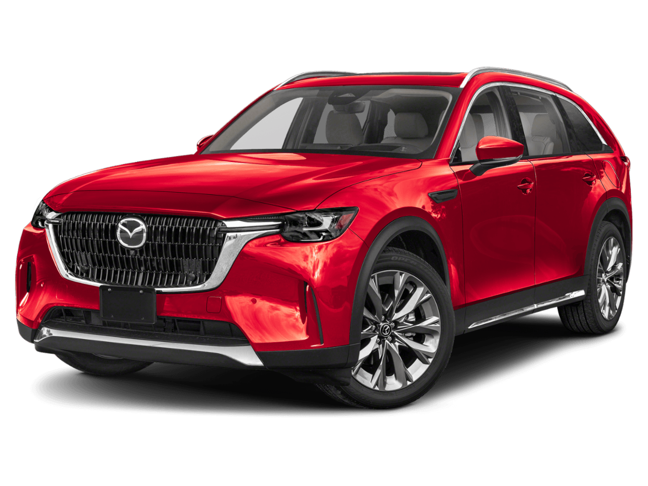 2025 Mazda CX-90 3.3 - Front 3/4, facing to the left